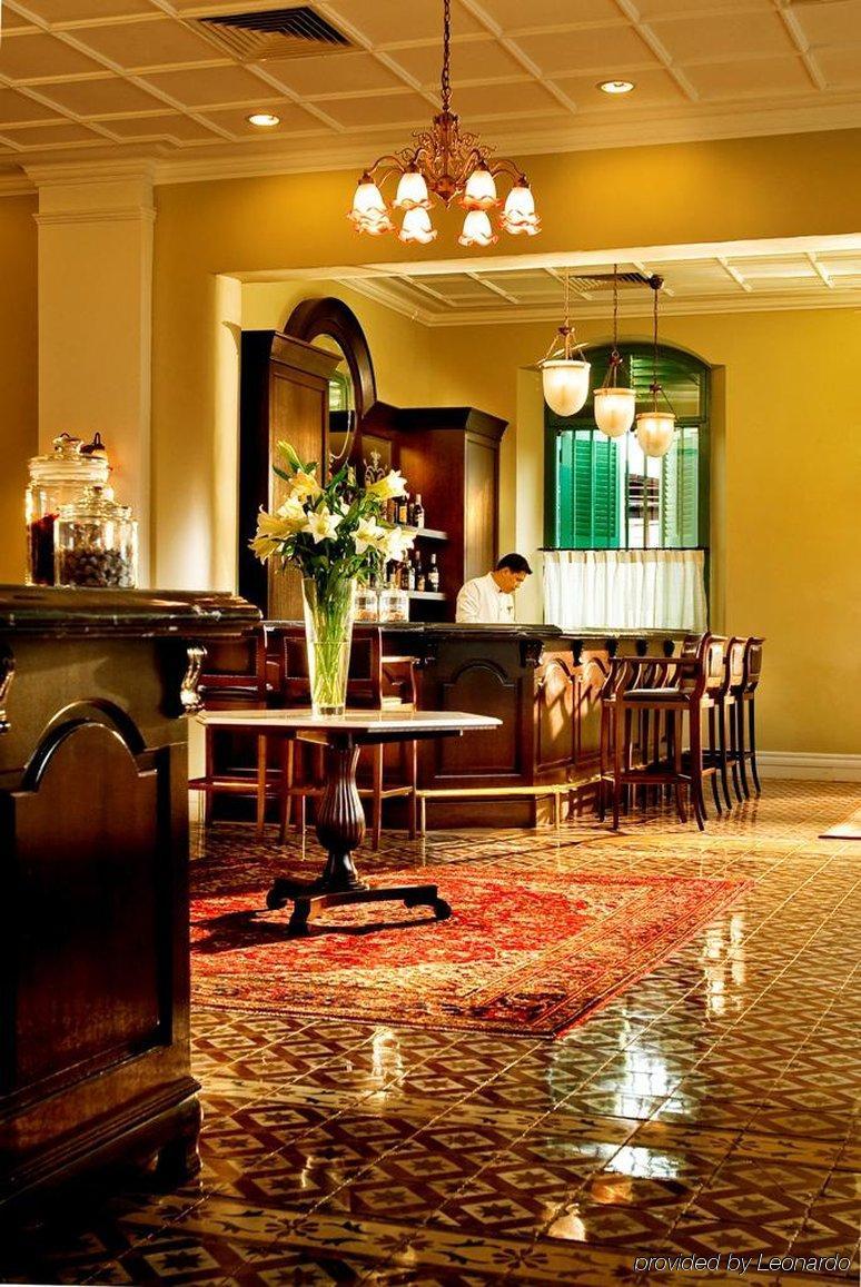 The Majestic Malacca Hotel - Small Luxury Hotels Of The World Interior photo The bar at the Raffles Hotel
