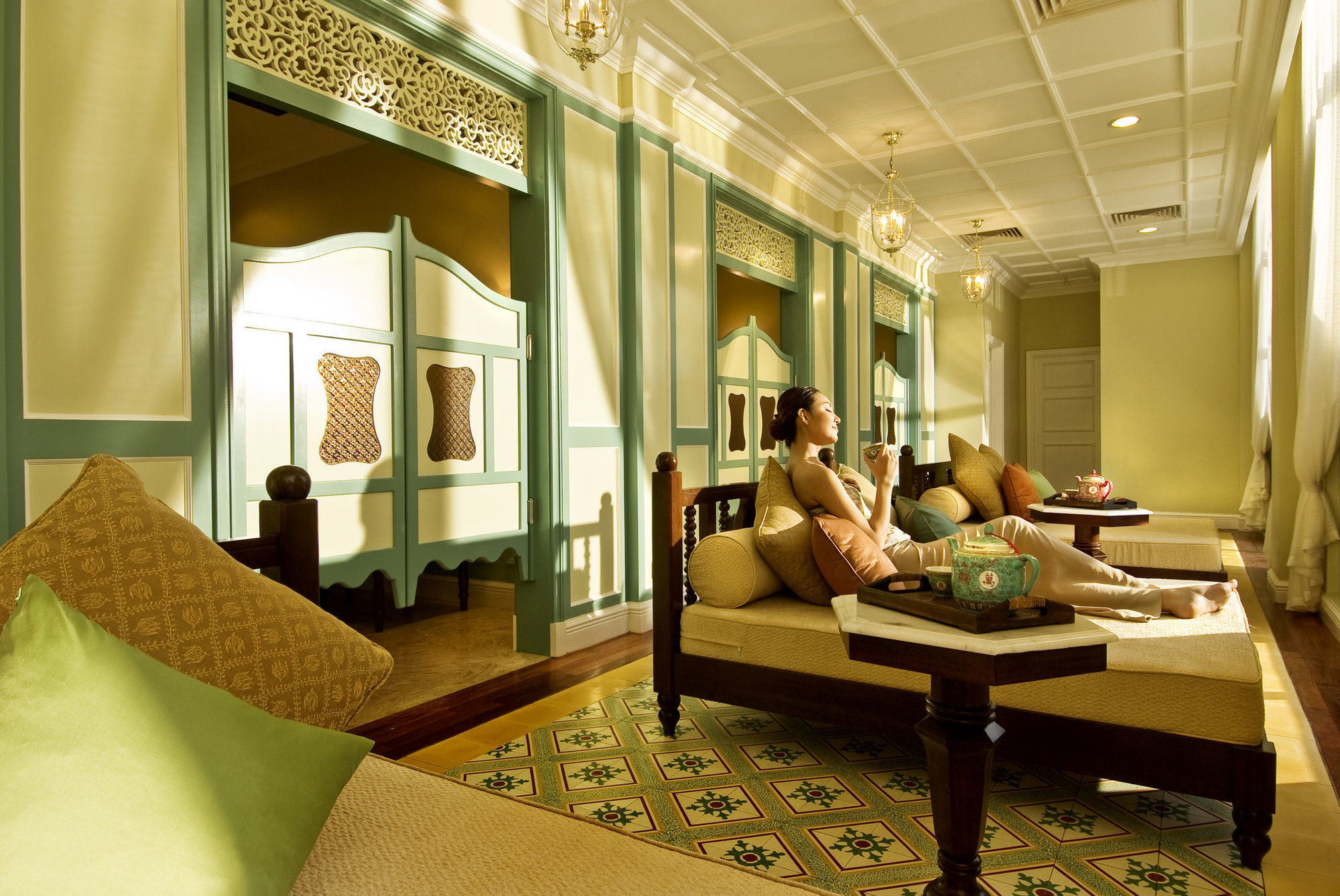 The Majestic Malacca Hotel - Small Luxury Hotels Of The World Facilities photo The interior of the spa at the Taj Bengal